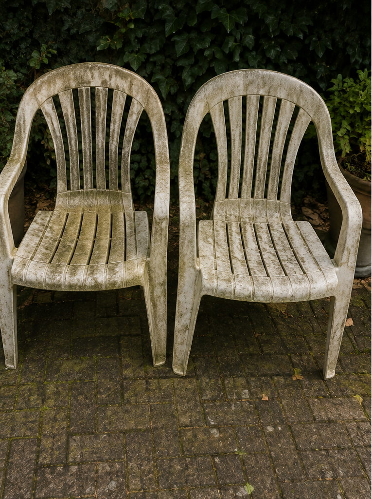 Nein Schmutzige Gartenmöbel
